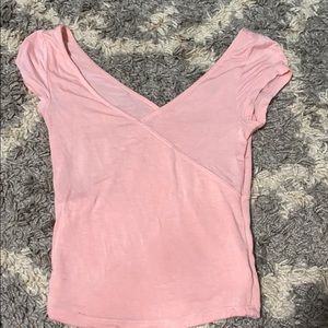 Tight fitted v neck tee